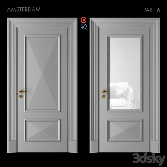 Doors Academy AMSTERDAM part 6 3dsMax Model