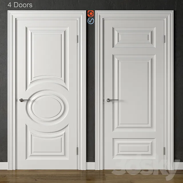 Doors Academy Toulon part 1 3DSMax File