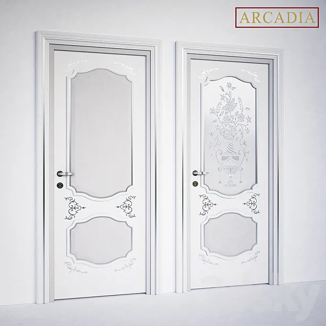 Doors Arcadia Gaia and Gaia Vetro 3DS Max Model