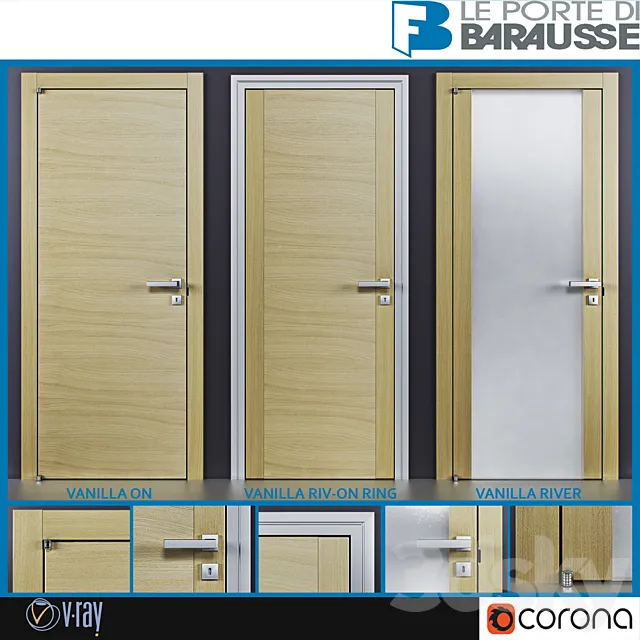 Doors Barausse 3ds Max