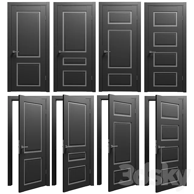 Doors Bianco 3DSMax File