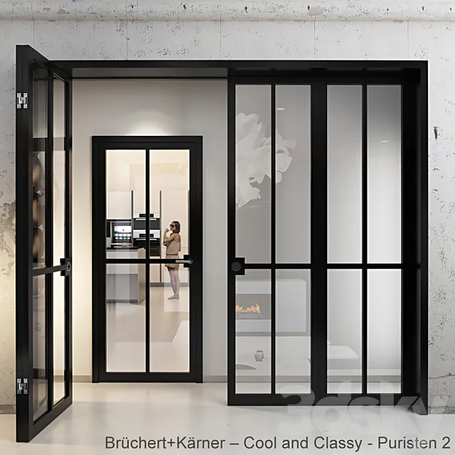 Doors – Brüchert + Kärner – Cool and Classy – Puristen 2.2 3DSMax File