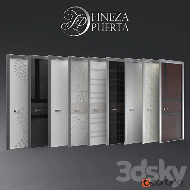 Doors Fineza Puerta 3DS Max Model