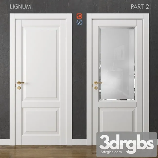 Doors Lignum Volkhovets Part 2 White 3dsmax Download