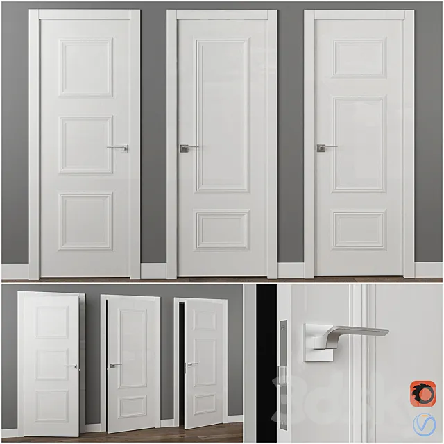 Doors Profil Doors LK series. part 2 3DSMax File