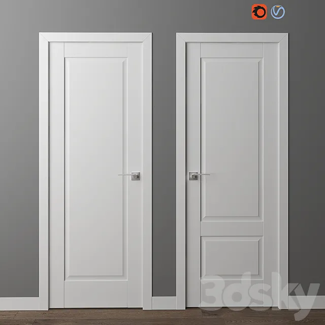 Doors Profil Doors U series part 4 3DSMax File