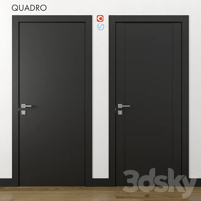 Doors Quadro Volkhovets part 1 3DS Max Model