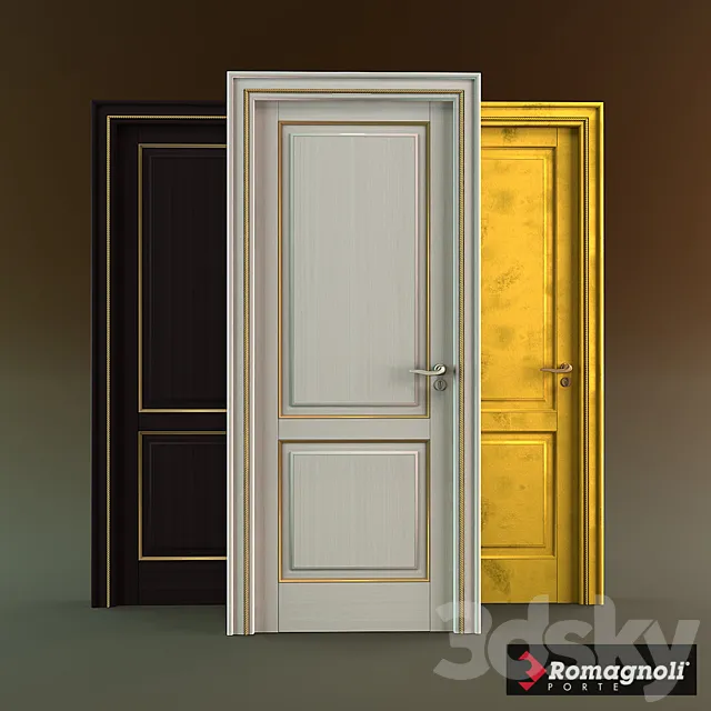 Doors Romagnoli New Classic NW2B 3DS Max Model