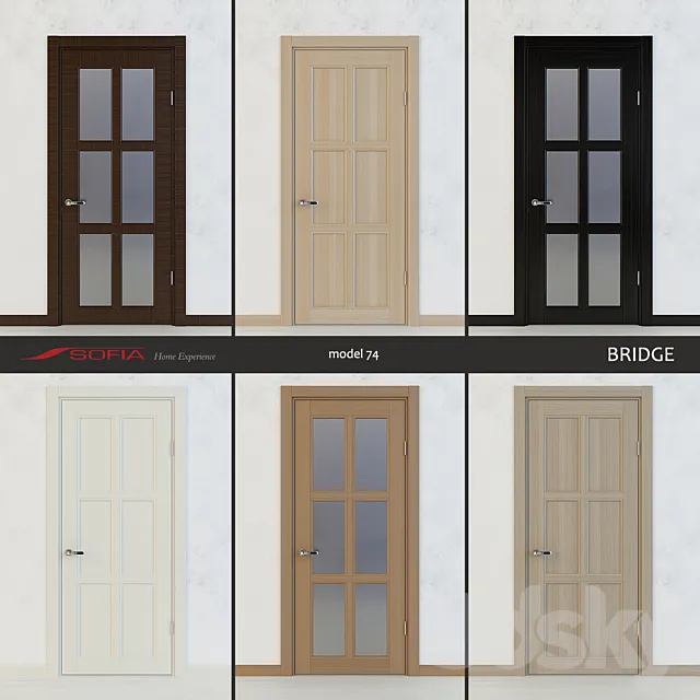 Doors SOFIA Bridge model 74 3dsMax Model