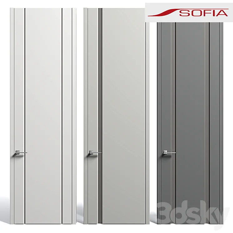 Doors Sofia Skyline 3DS Max