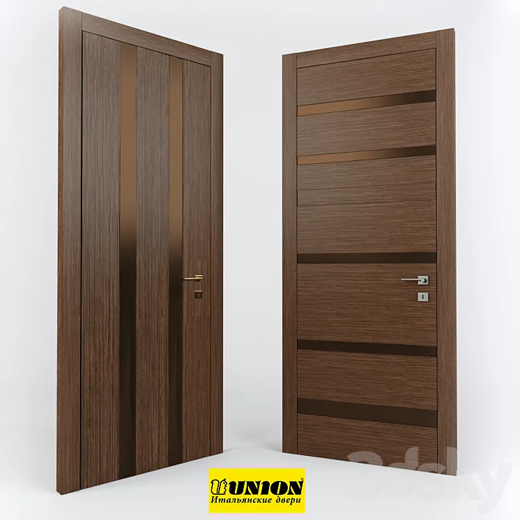 Doors UNION collection DOMINO 3DS Max