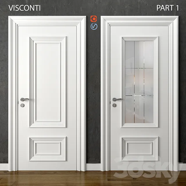 Doors Visconti Dorian Part 1 3dsMax Model