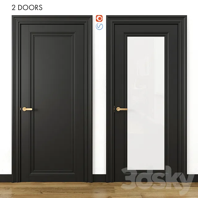 Doors Volhovets Centro part 4 3DSMax File