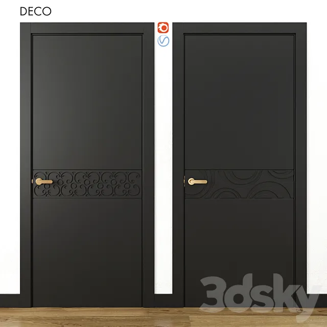 Doors Volhovets Deco Part 1 3DS Max Model