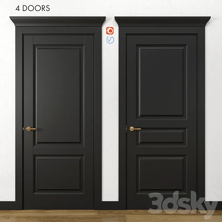 Doors Volhovets Galant part 1 3DS Max