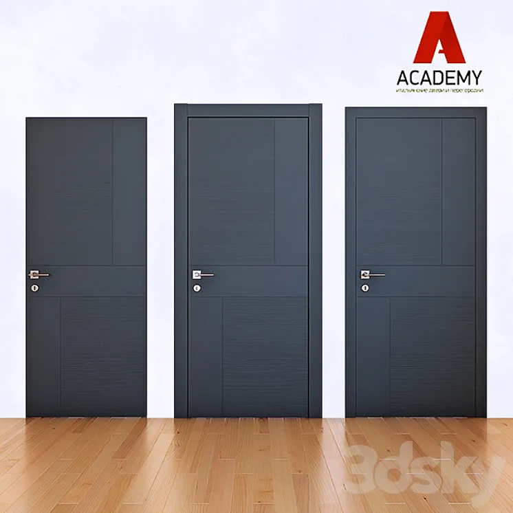 Doors_Academy_Scandi_1 3DS Max