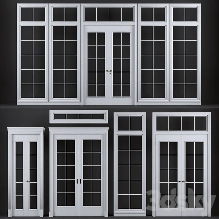 Doors_set_01 3DS Max