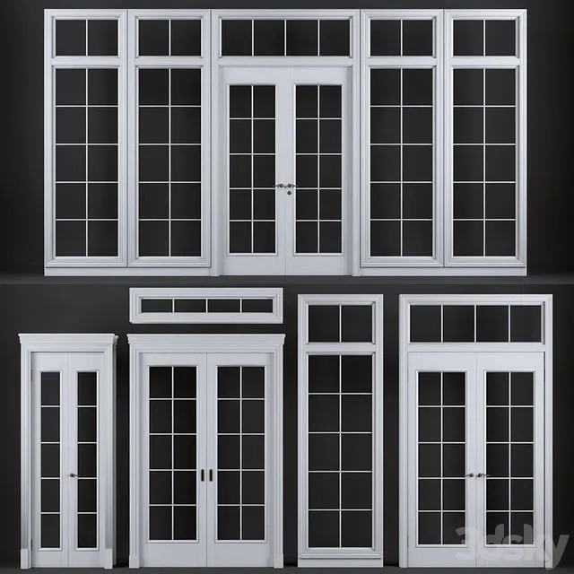 Doors_set_01 3dsMax Model