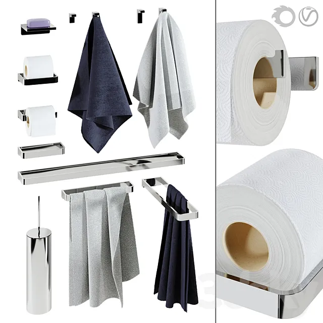 Dornbracht LULU decor set 3ds Max