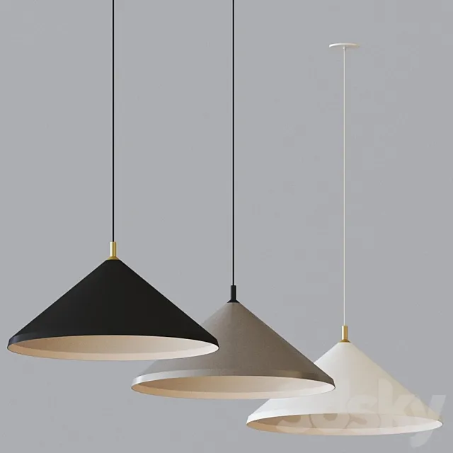Dorothy Wide Pendant Light by Kuzco Lighting 3ds Max