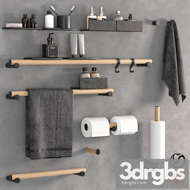 Dot Line Bathroom Accessories by Agape 3dsmax Download
