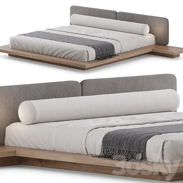 Double bed 03 3ds Max