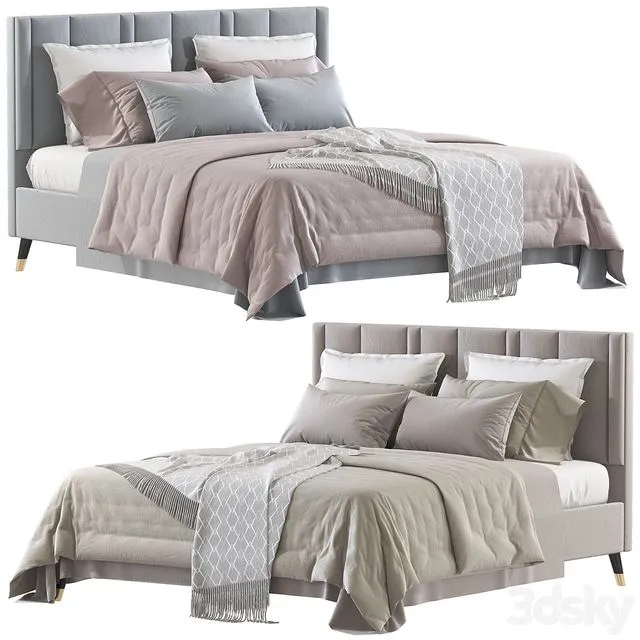 Double Bed 3 3dsMax Model