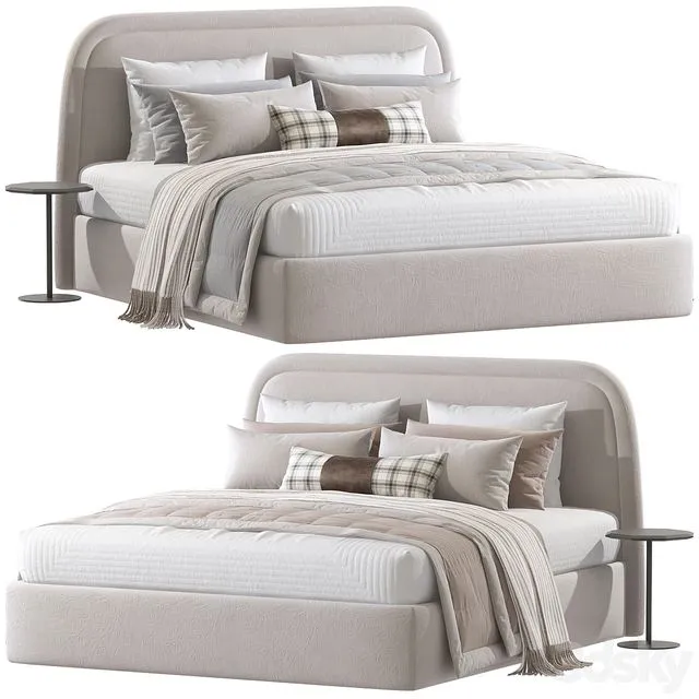 Double bed 77 3dsMax Model