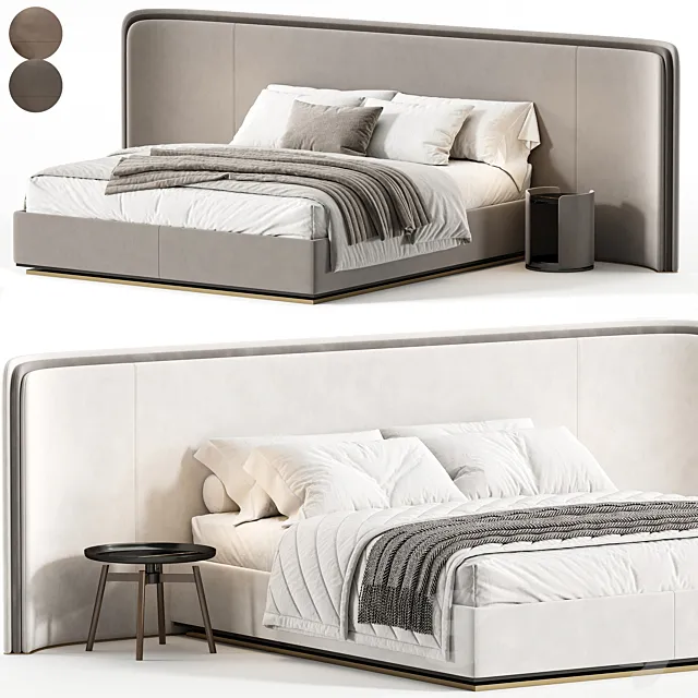 Double bed Calabria Frato 3ds Max