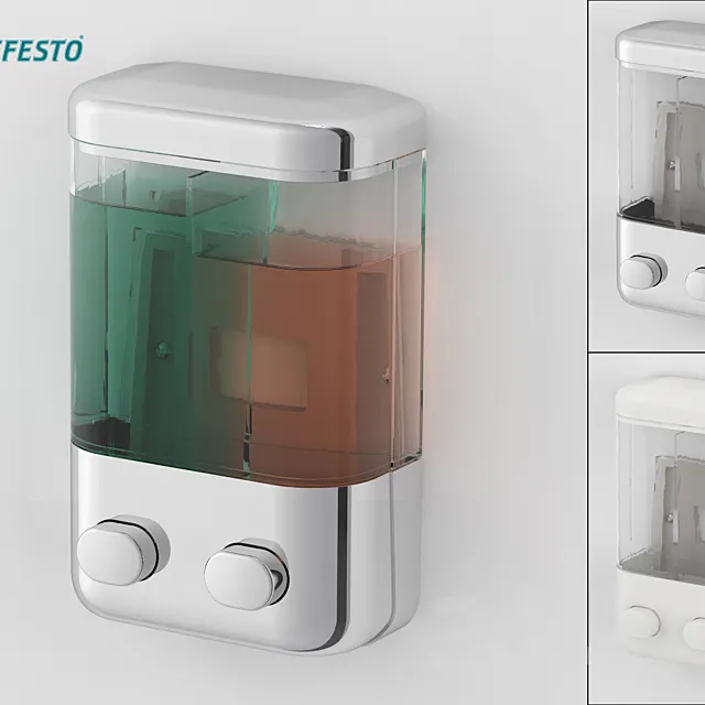 Double dispenser 3ds Max