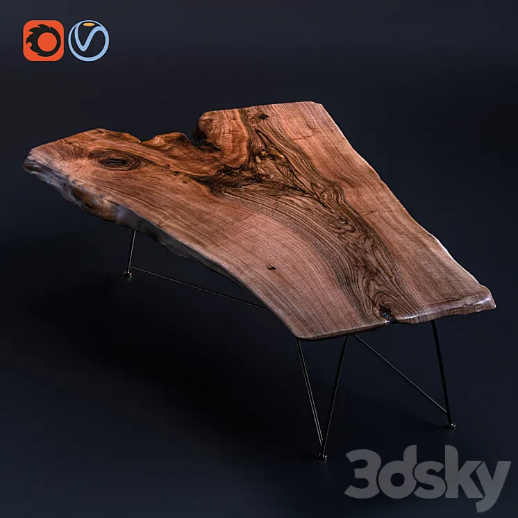Double Slab | Slab Table 3DS Max