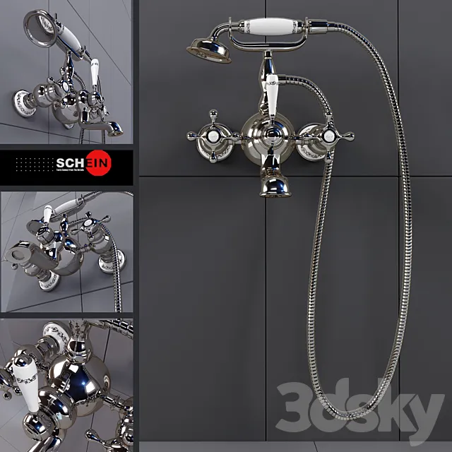 Double Wishbone mixer Schein 3DS Max Model