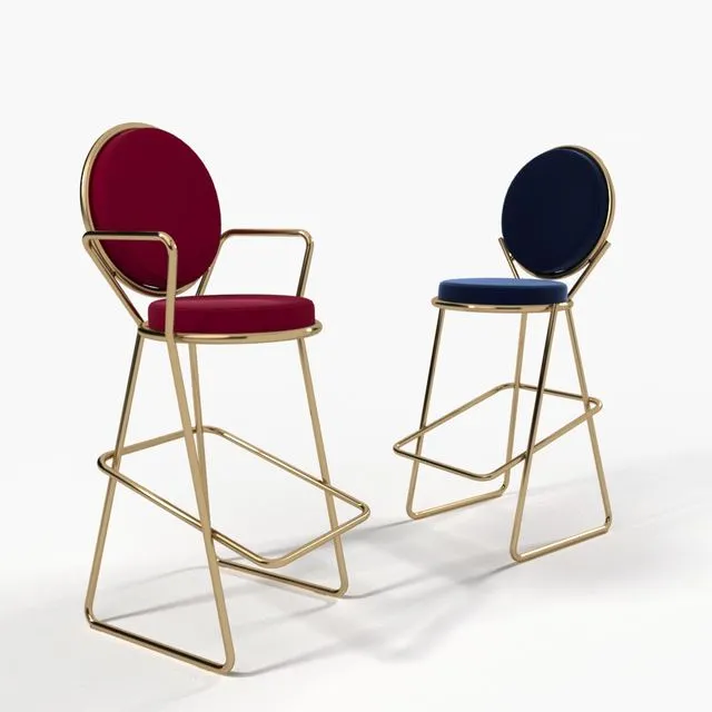 Double zero bar stool from Moroso 3dsMax Model