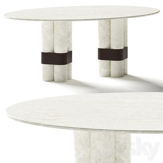 Dovain Studio Axis Dining Table 3DSMax File
