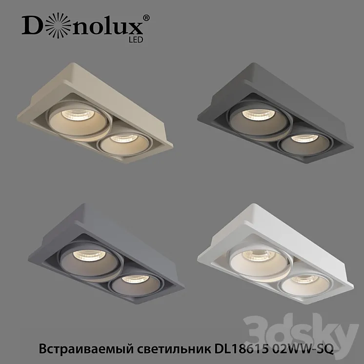 Downlights DL18615 02WW-SQ 3DS Max