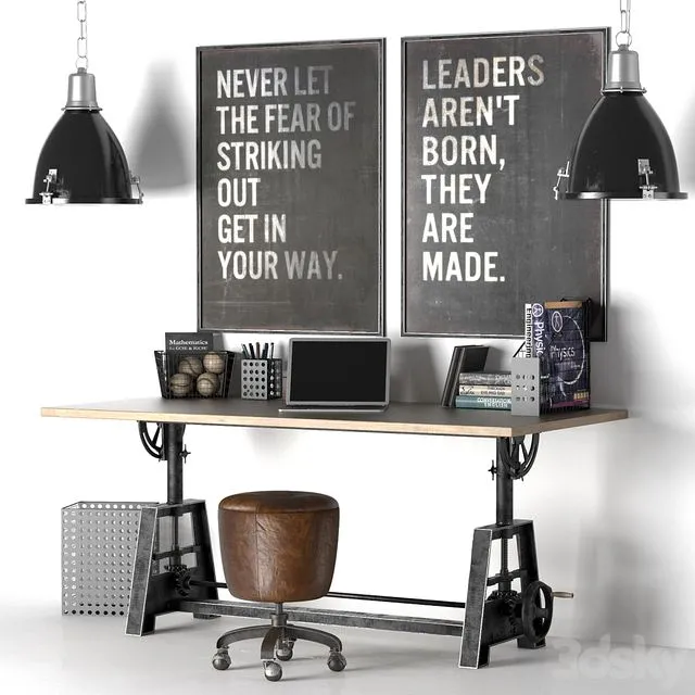 DRAFTSMAN’S DESK 3dsMax Model