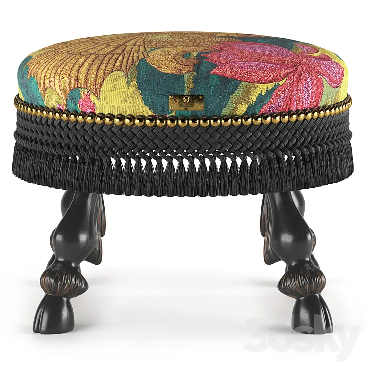 Dragonfish stool by Gucci 3DS Max Model