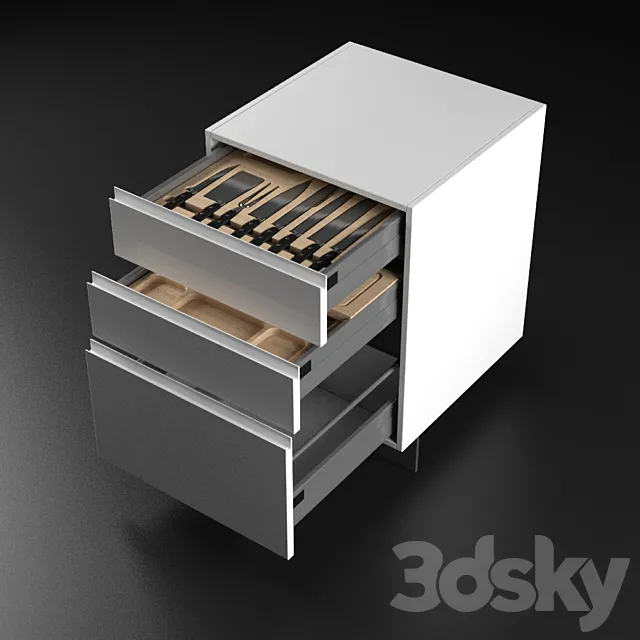 Drawer Kitchen_01_ 3DSMax File