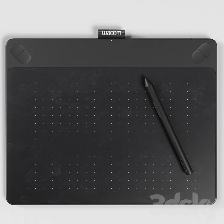 Drawing tablet Wacom intuos art medium 3DS Max Model