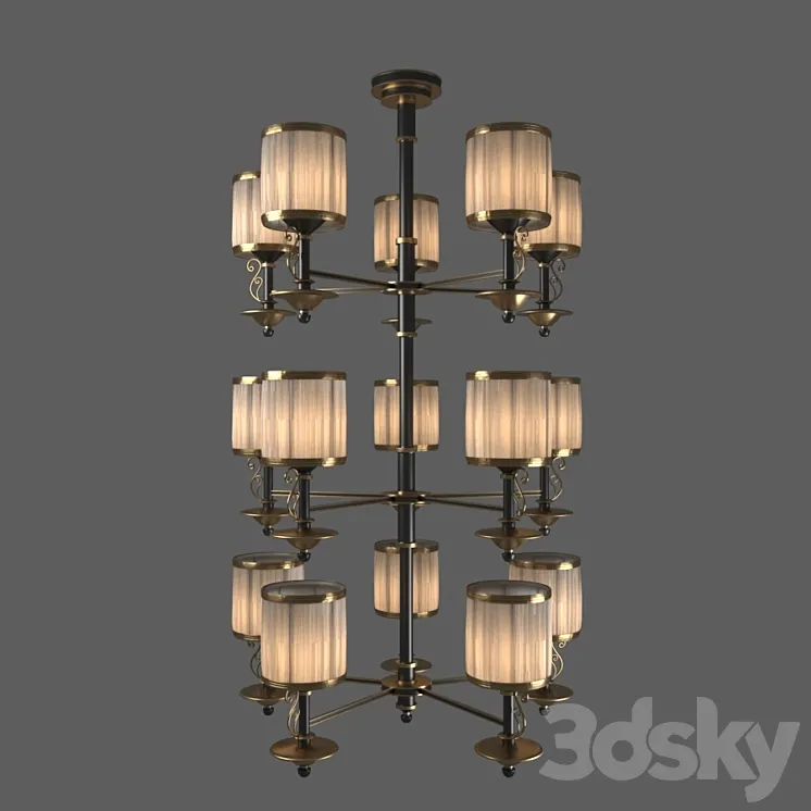 Dreamy chandelier 3DS Max