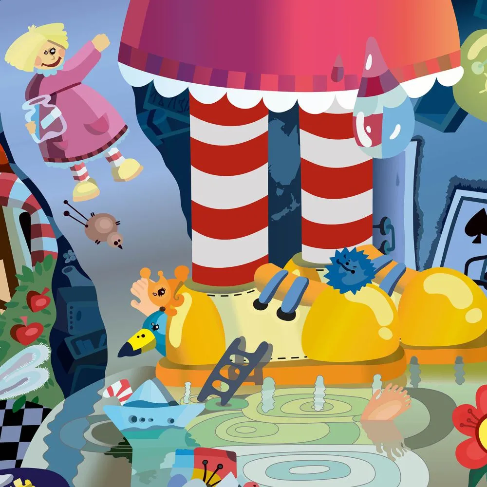 Dress-wall – Wallpaper Alisa 3ds Max