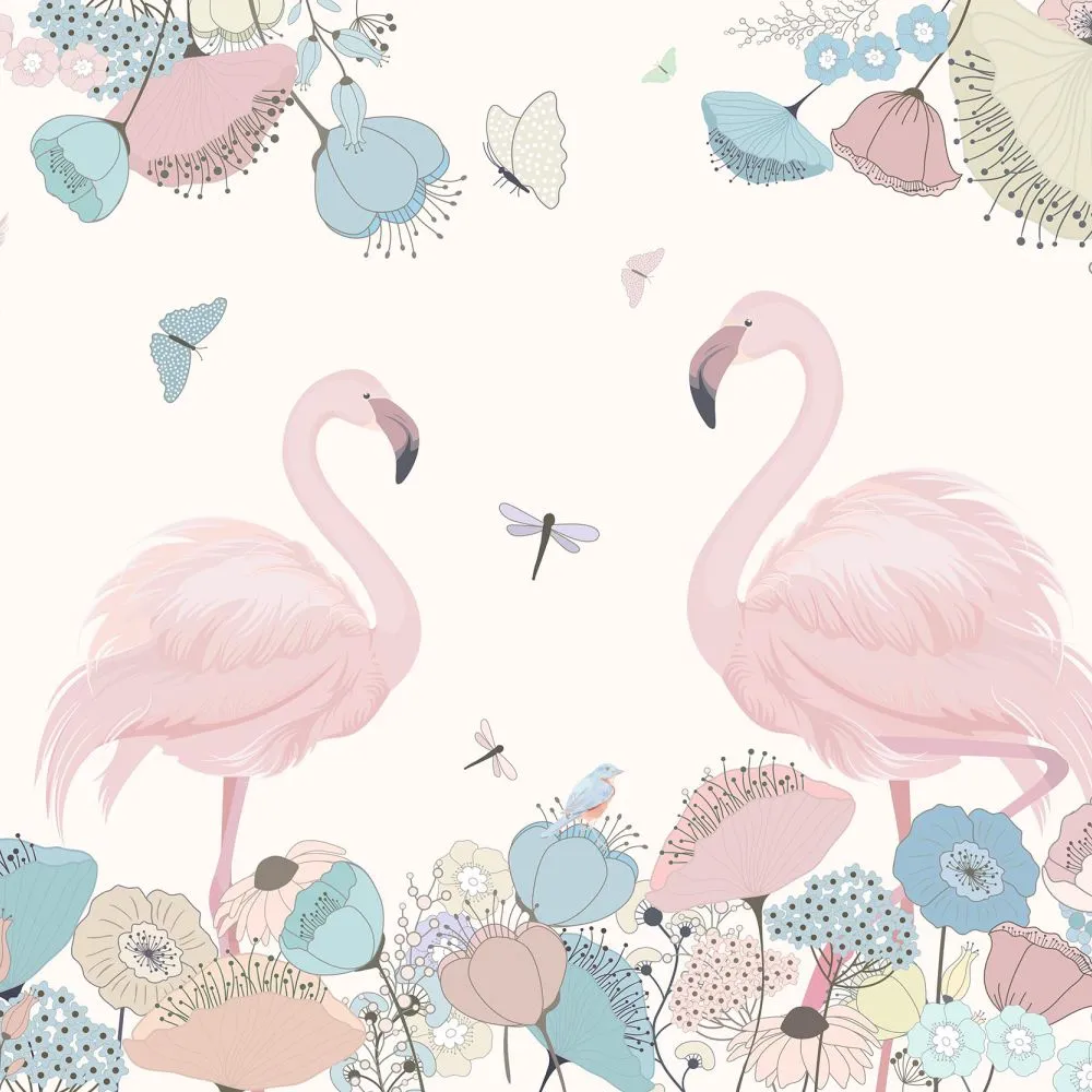 Dress-wall – Wallpaper Flamingo 3ds Max