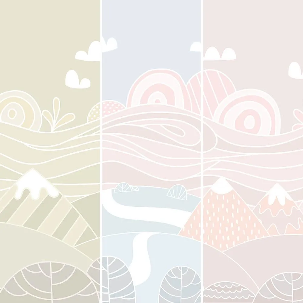 Dress-wall – Wallpaper Marshmallow fields 3ds Max