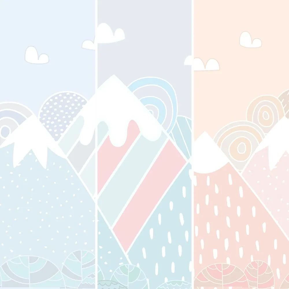 Dress-wall – Wallpaper Marshmallow mountains 3ds Max