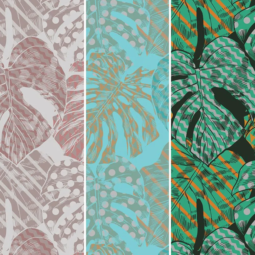 Dress-wall – Wallpaper Monstera shafran 3ds Max