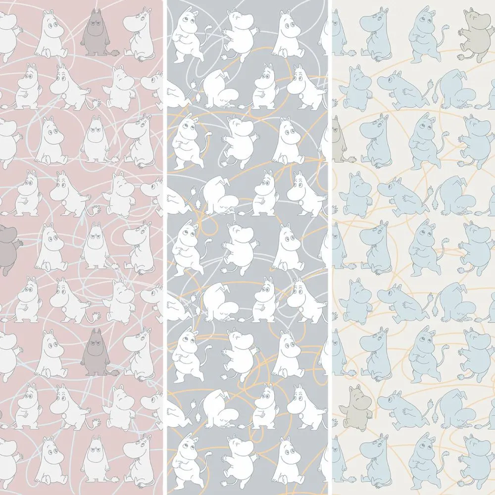 Dress-wall – Wallpaper Moomintrolls 3ds Max