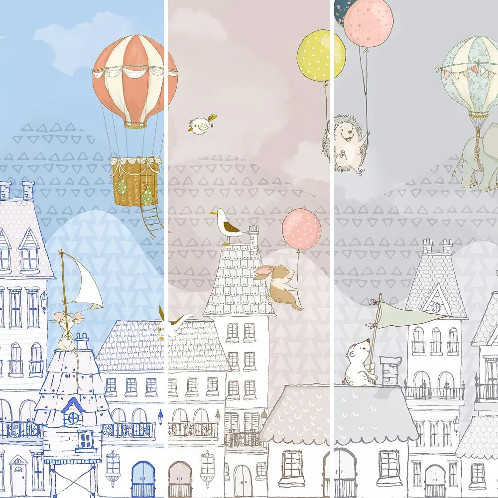 Dress-wall – Wallpaper Rooftop adventures 3ds Max