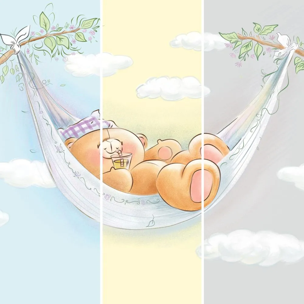 Dress-wall – Wallpaper Teddy bear 3ds Max