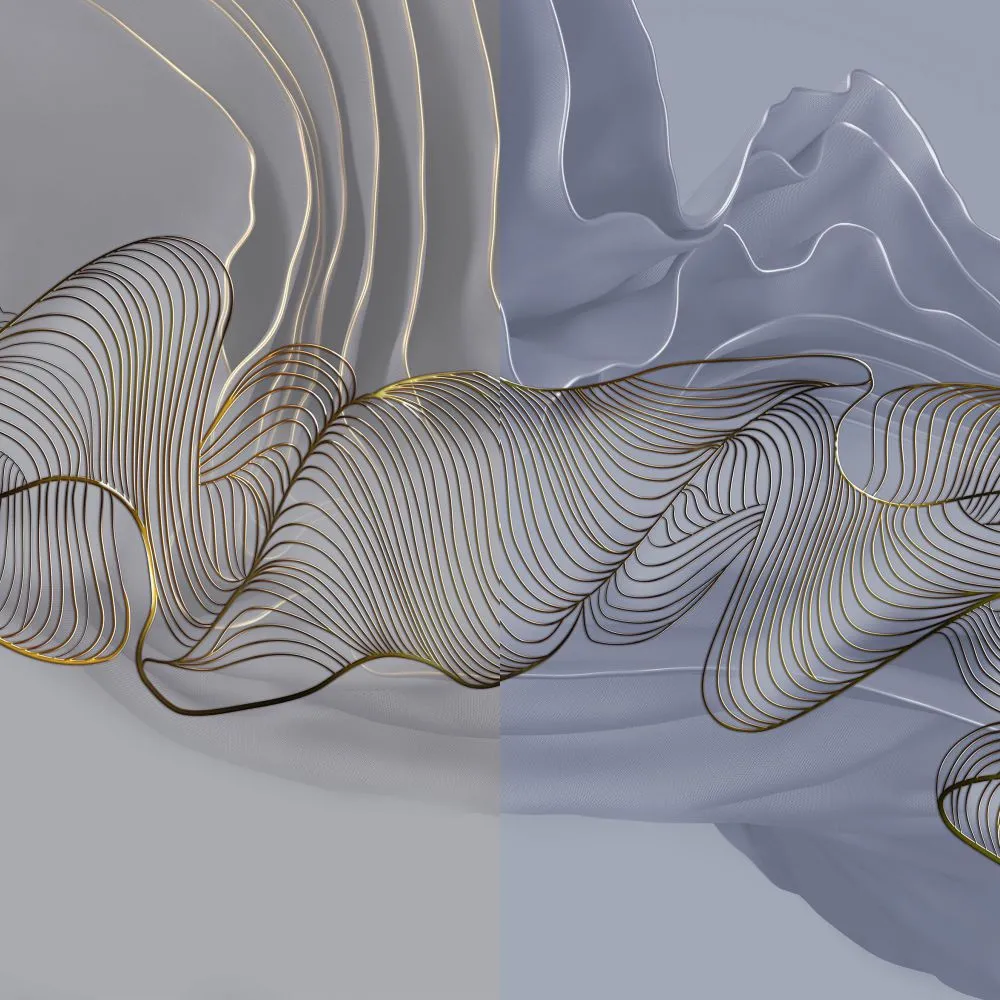 Dress-wall – Wallpaper Vivid dreams 3ds Max