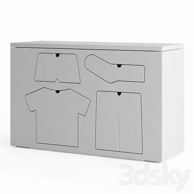 Dresser 01 3DSMax File